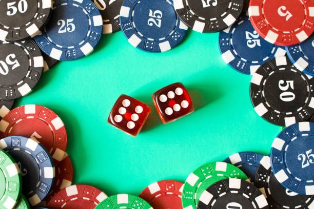 Live blackjack table with dealer and player cards